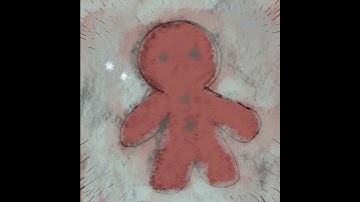 Gingerbread cookie digital painting procreate time lapse video