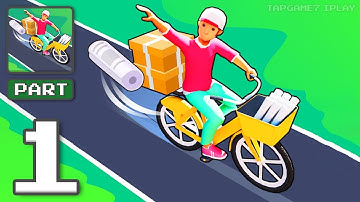 Paper Delivery Boy - Gameplay Walkthrough Part 1 - Morning Run Courier (iOS, Android)