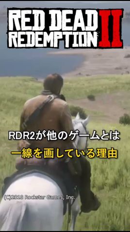 RDR2が他のゲームとは一線を畫している理由【レッド・デッド・リデンプション2】