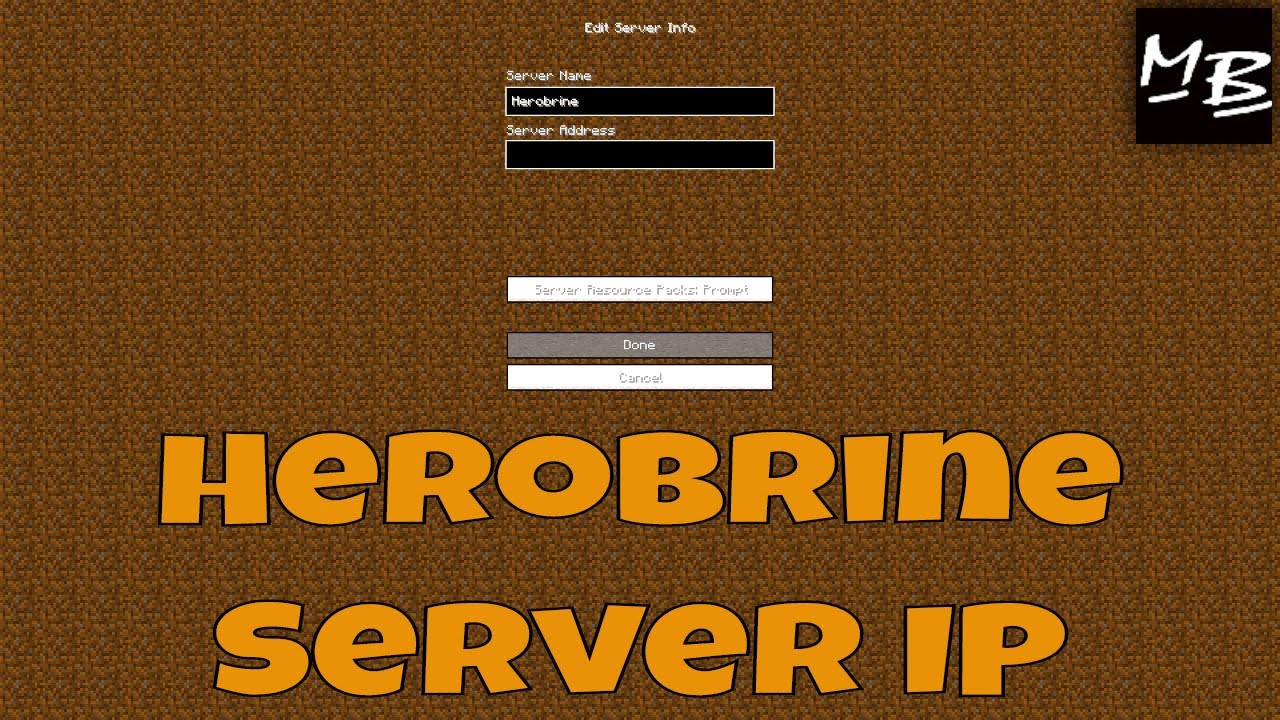 Herobrine - Minecraft Survival Server IP, Reviews & Vote