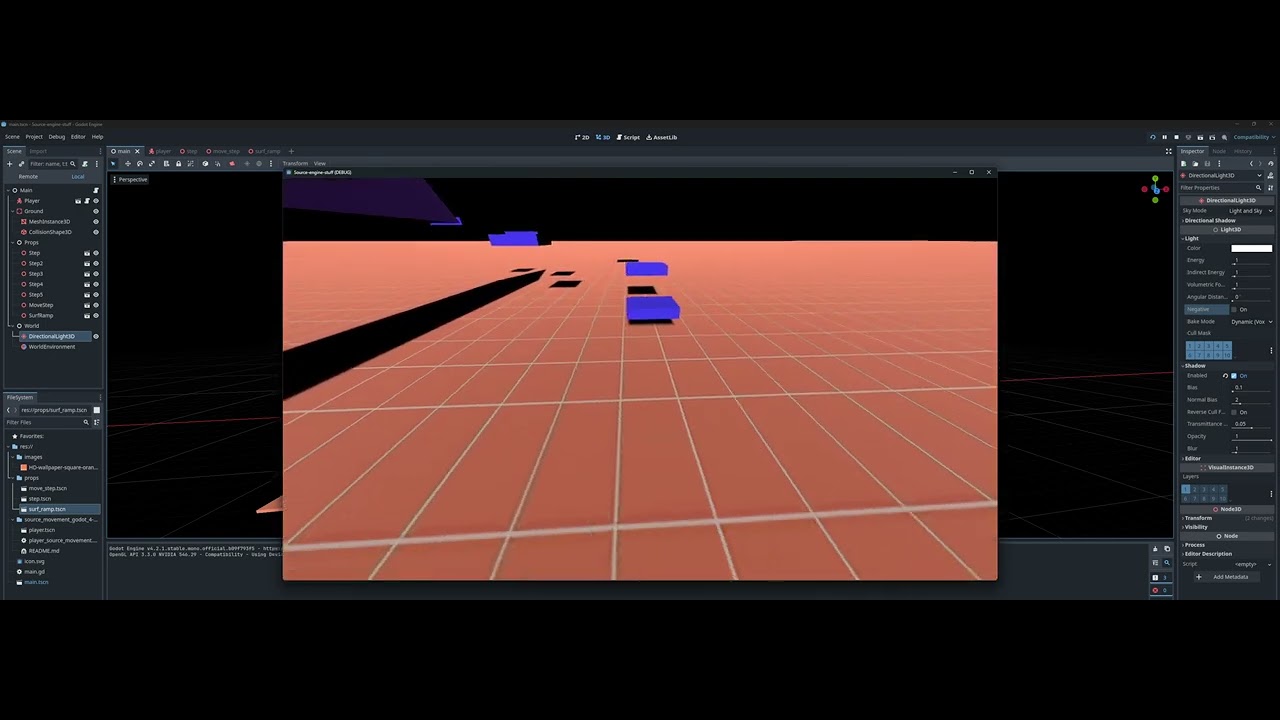 Progression With Learning Godot - FPS Test