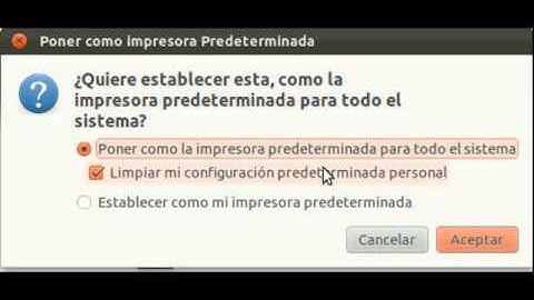 Instalar impresora en linux ubuntu