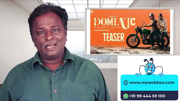 DOMINIC AND THE LADY's PURSE Review - Mammooty, Gautham Vasudev M*** - Tamil Talkies