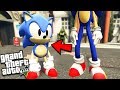 The BABY SONIC the HEDGEHOG saves his DAD (GTA 5 Mods)