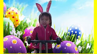 Ava Goes Easter Egg Hunting at the Park