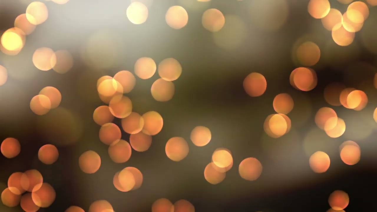 Small Orange Lights with No Sound - 4K Relaxing Screensaver [ Impressionzz ]