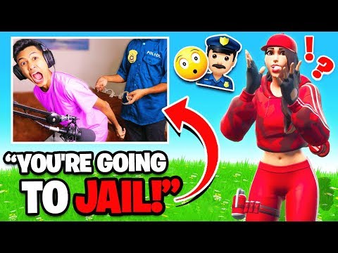 arrested-prank-on-teammates-in-fortnite