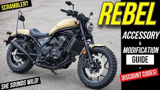 New Honda Rebel 1100 with KNOBBY Tires! Should there be a 2023 Scrambler 1100 with CL500 Release?