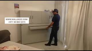 Best Hotel Apartment Customized Wall Bed with cabinet, Murphy Wall Bed space saving idea 0508005373. screenshot 2