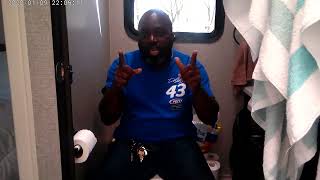 We have a water leak behind the toilet, in the bathroom of our Motorhome |  Maintenance Day #rvlife