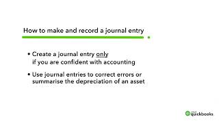 Record a Journal Entry | QuickBooks Online screenshot 5