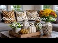 Neutral Fall Home Decor Ideas | Cozy Warm Earth Tones &amp; Timeless Seasonal Details 2025