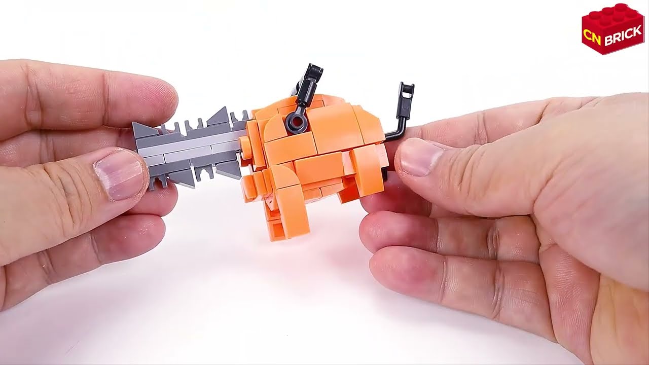 Lego Chainsaw Man チェンソーマン 33118 LW7076 Unoffical Lego - YouTube