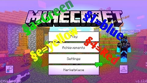 How to get colored text in Minecraft! (Color, slant, bold, scrambled)