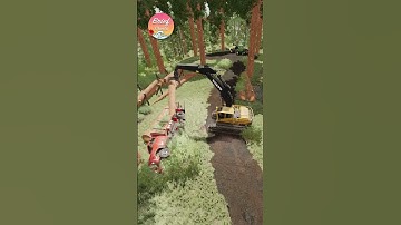 Loading Sequoia Logs - FS22 #farmingsimulator22 #logging #loggingtruck #2023 #volvo #fail