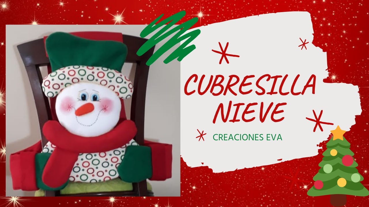 🎄Cubresilla Navideño Muñeco de nieve ⛄🎉