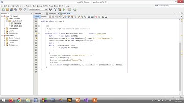 Aplikasi FTP menggunakan Datastream UDP Thread