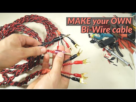 Hoe kunt u uw eigen Bi-Wire luidsprekerkabel maken [Hi-Fi] [DIY]