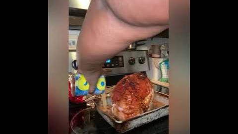 Easy Spiral Ham with glaze packet