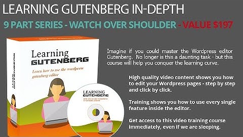 How to use the wordpress Gutenberg editor video no-4