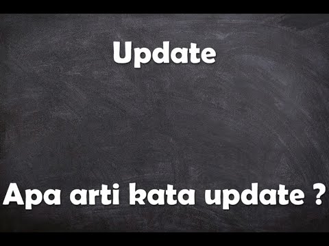 Video: Mengapa artinya memperbaharui?