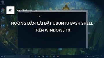 Hướng dẫn cài đặt Ubuntu Bash shell trên Windows 10