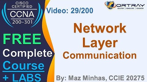 Free CCNA | 29- Network Layer Communication | Day 1 | CCNA 200-301 Complete Course
