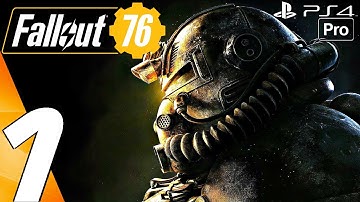 FALLOUT 76 - Gameplay Walkthrough Part 1 - Prologue (Full Game) PS4 PRO