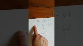 The Split Strategy for Subtraction
