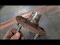 how to remove pressed wheel bearing