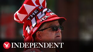 Live: Liverpool fans gather to cheer on their team ahead of Champions League final