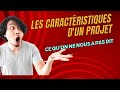 Les caractristiques dun projet 3e sance