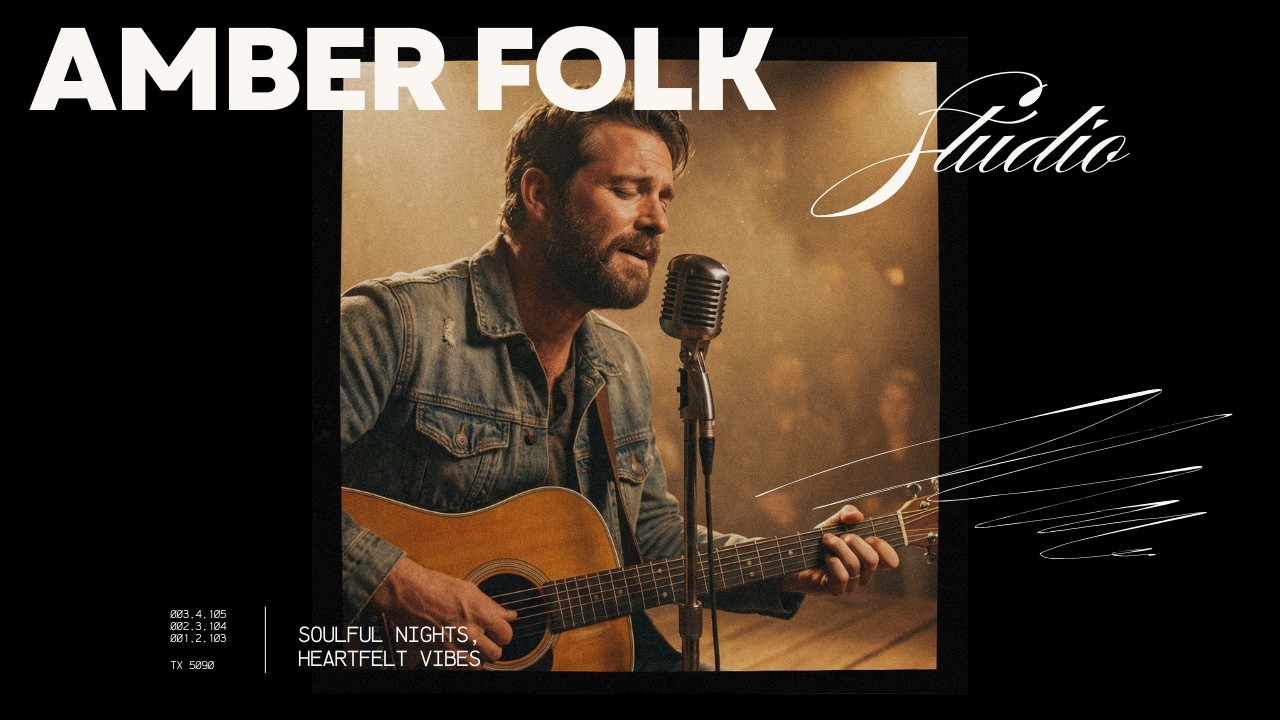 Indie Folk Live Session 🎙️ Warm Acoustic Guitar & Emotional Male Vocals
