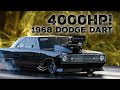 🏅Bad in Black! Blaine's 4000HP Dodge Dart | HALTECH HEROES