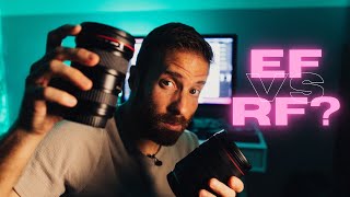 Canon EF Vs RF lenses: Do You Need to Upgrade!