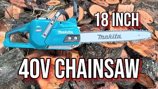 Makita 40v 450mm Rear Handle Chainsaw Review. Is it the Best Cordless Chainsaw Yet?