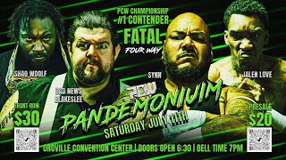 FULL MATCH FATAL 4 WAY JALEN LOVE vs SYNN vs SHAQ WOOLF vs MILFY PANDEMONIUM