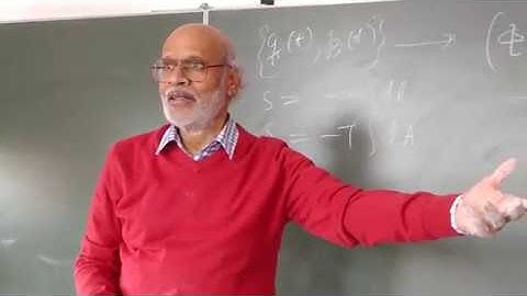 String Theory Lecture - 4 Part - 6/9 by Daya Shankar Kulshreshtha at Univ. of Oldenburg