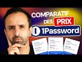 Quel est le meilleur forfait 1Password ? | Comparatif des prix 1Password