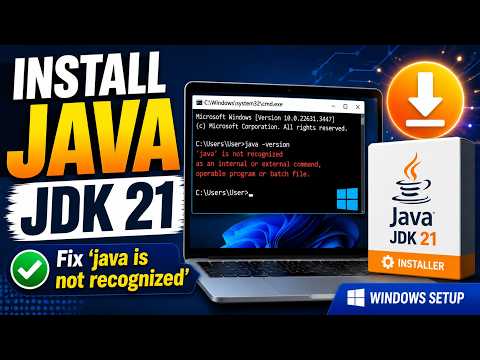 How to Download and Install Java JDK 21 on Windows