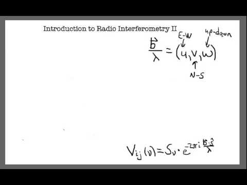 Introduction to Radio Interferometry II, part1