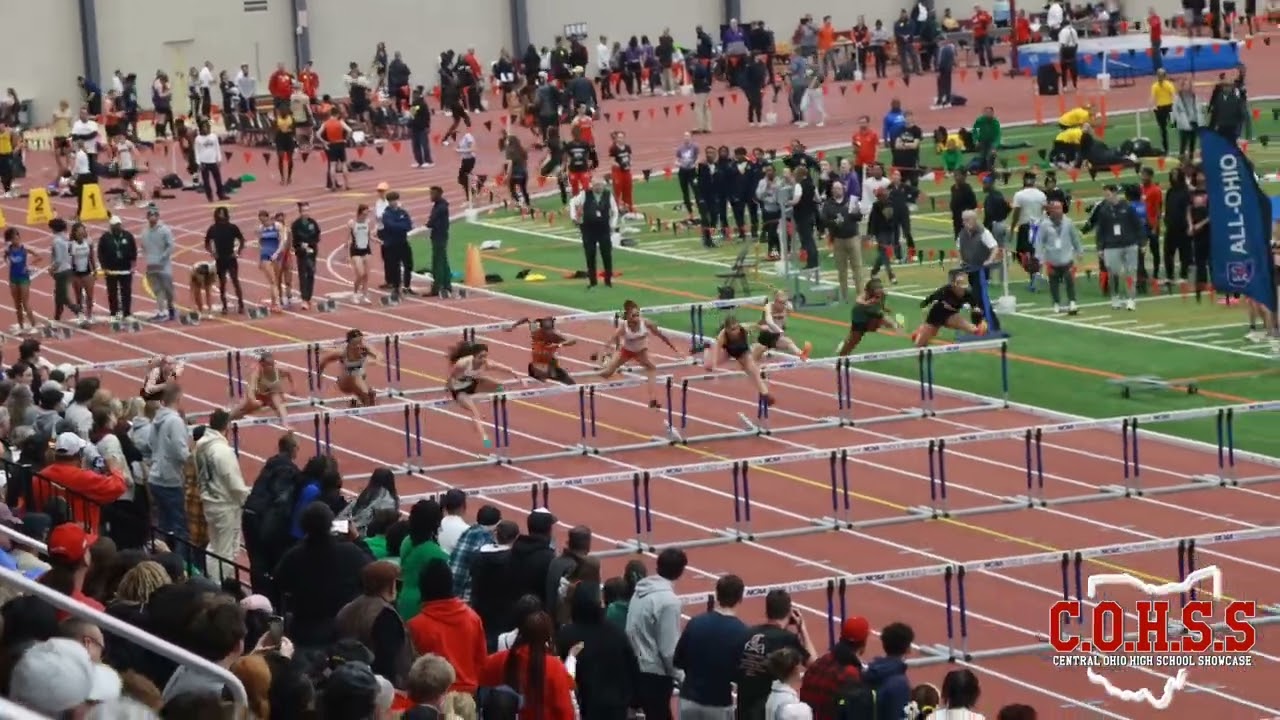 Ric'keya White of Huber Heights Wayne Wins 60M Hurdle Title at OATCCC Indoor State meet (8.66)‼️🔥