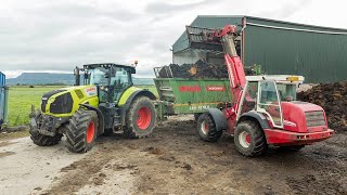 Claas Axion 810 | Bergmann TSW 5210 S | Muck Spreading