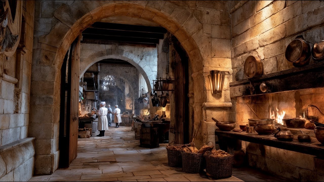 Как в средневековых замках отапливались кухни и почему они были столь значимыми помещениями?