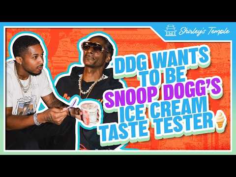 DDG couldn't believe Snoop Dogg is hiring an ice cream taste tester for $10K/month 😱🍦