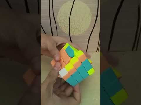 cara membuat rumus cheat Rubik 4×4... #rubikscube #shortvideo