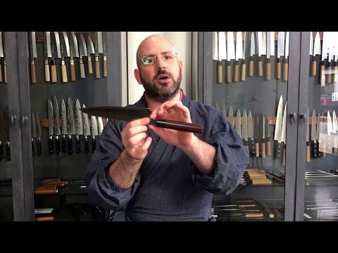 Japanese Knife Imports- Using Rust Erasers 