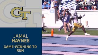 GT's Jamal Haynes Breaks Free For The Game Winner