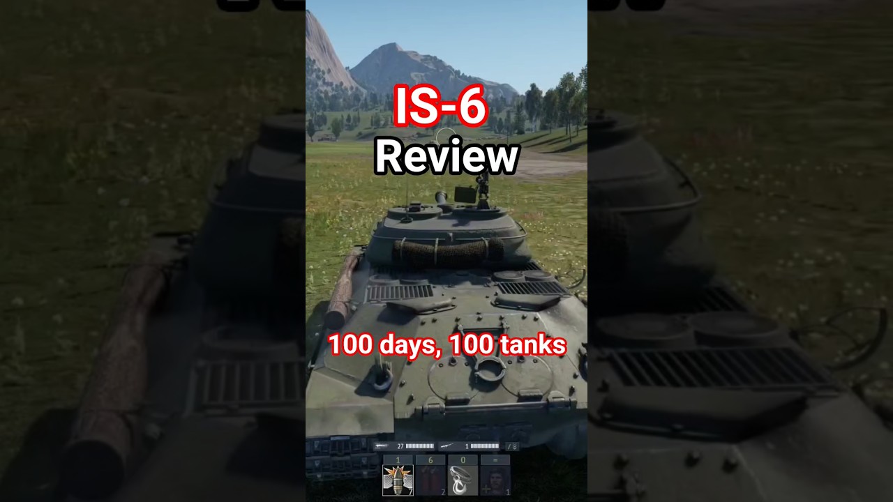 IS-6 Review #warthunder #phonk