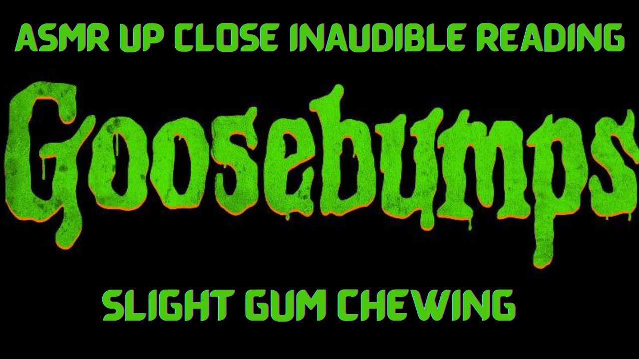 ASMR| UP CLOSE INAUDIBLE READING WHISPER WITH GUM CHEWING